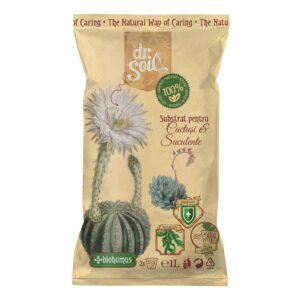 Substrat natural Dr.Soil pentru cactusi si suculente la punga de 1L