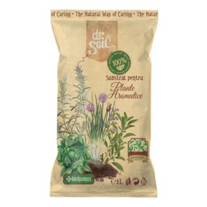 Substrat natural Dr.Soil pentru plante aromatice la punga de 1L